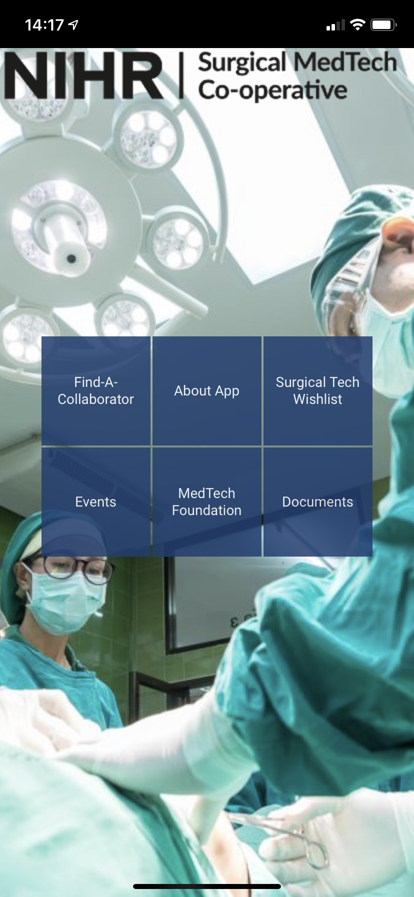 Surgical MIC App Screenshot